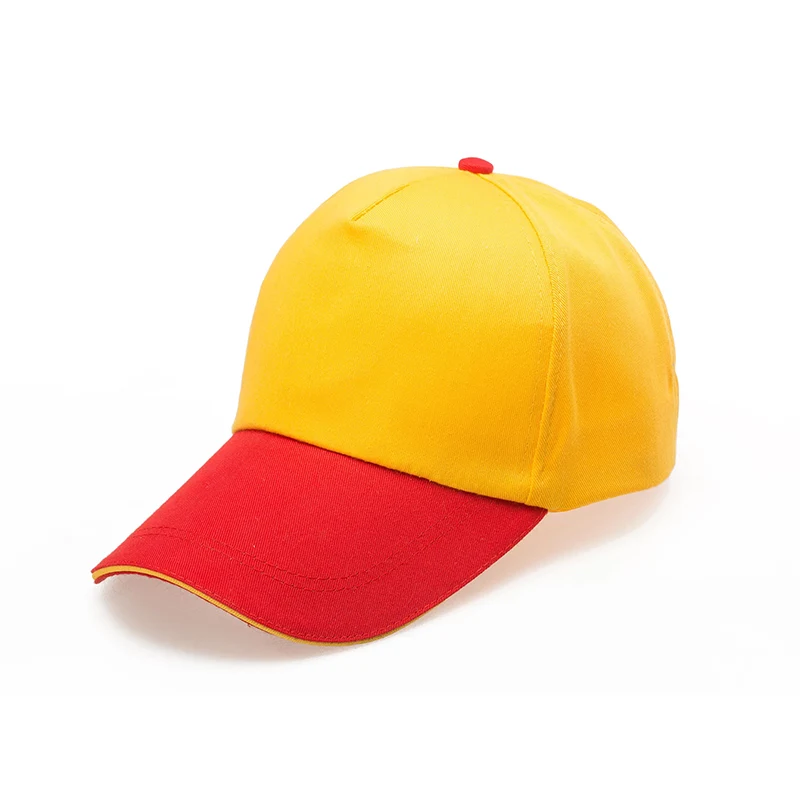 Casquette en polyester à blocs de couleurs